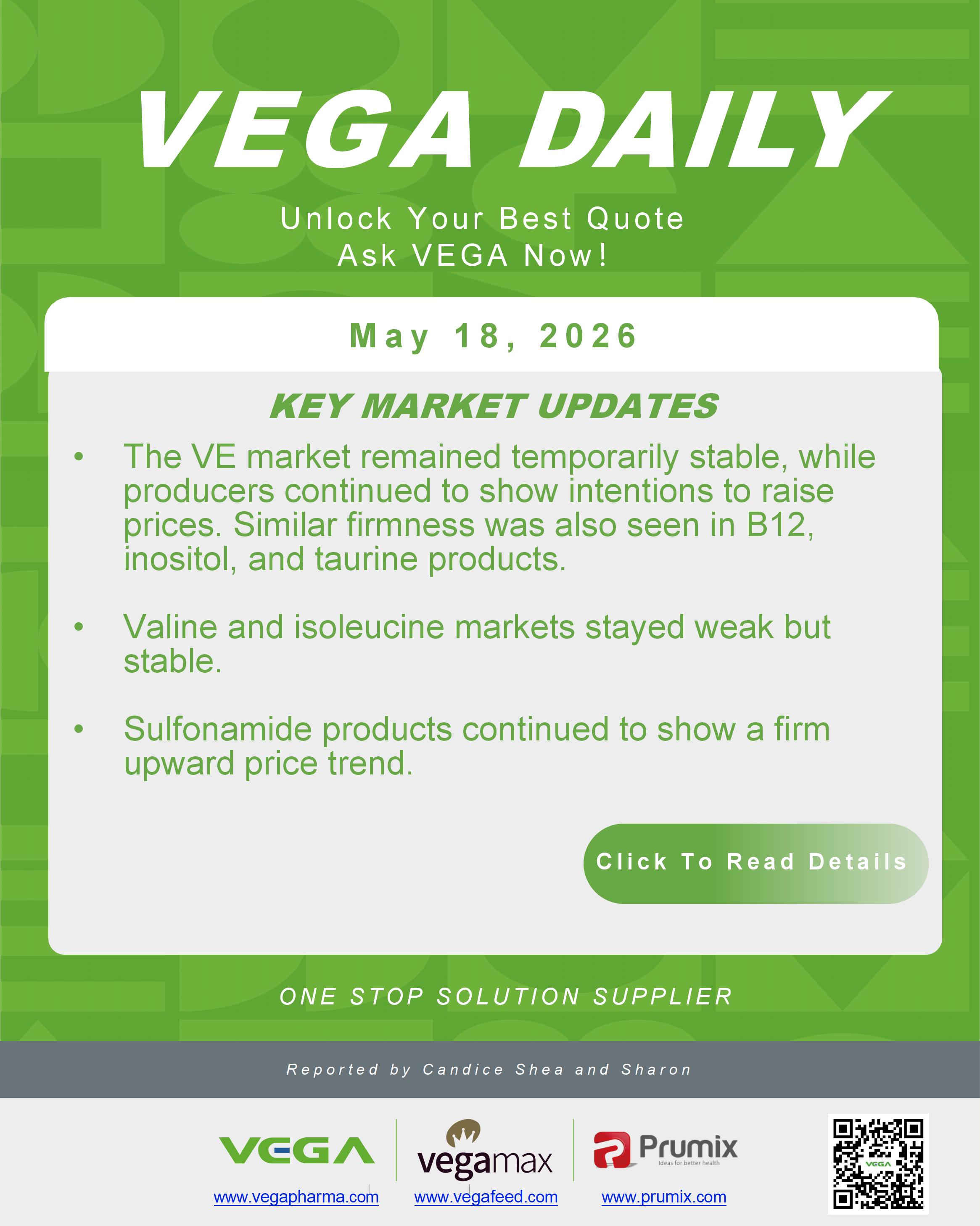 VEGA Daily 20260518 VE VB12 Inositol Sulfonamide Update.jpg